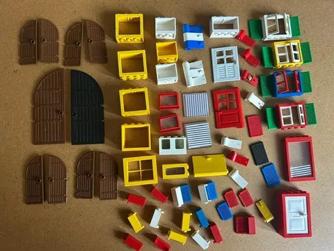 Lego Doors, Windows, Pieces, Misc. Bulk Lot