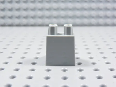LEGO Light Bluish Gray Blank Plain Skirt Dress Minifig BL