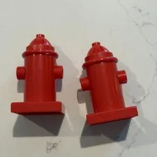 Lego Duplo Item Fire Hydrant red Lot Of 2