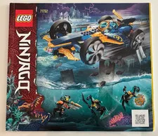 LEGO Ninjago 71752 Ninja Sub Speeder Instruction Manual Only