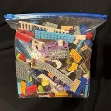 LEGO Bulk Lot Loose Mixed Bricks Pieces & Parts Multicolor          *TWO POUNDS*