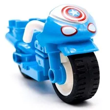 LEGO DUPLO Captain America Motorcycle Bike Rubber Tire Marvel Superhero dupmc3pb07