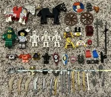 HUGE LEGO Castle Rare Parts Lot - CMF, Kingdoms, Fantasy Era, Vikings, OG Castle