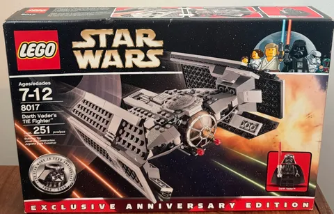 LEGO Star Wars: Darth Vader's Tie Fighter (8017) New Sealed Retired Set Box