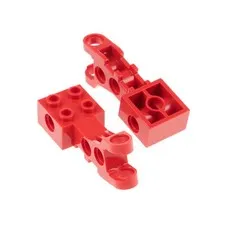 2x LEGO Technic Motorcycle Steering Pivot Red Pivot 8422 8210 290421 2904