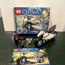 LEGO Legends of Chima: Eglor's Twin Bike #70007 100% Complete w/ box +instruct