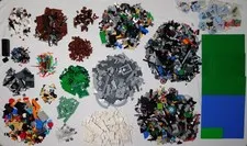 LEGO Assorted Mixed Parts  ~12 Ibs HUGE Lot! Of Parts & Piece w/Baseplates L👀K!