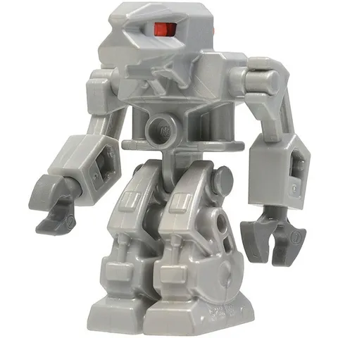 LEGO Minifigure Exo Force Devastator - Pearl Light Gray, Red Eyes 8107, 8115