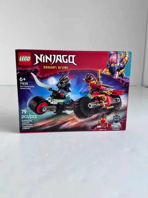 LEGO NINJAGO Dragons Rising Kai's Motorcycle Speed Race 71838