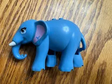 Lego Elephant Baby Animal Pachyderm Friends Blue Lavender NEW