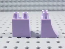 LEGO Lot of 2 Lilac Light Purple Plain Blank Dress Skirt Minifig BL