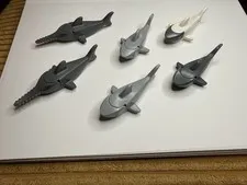 Lego Sharks Lot Of 6 Sawfish