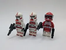 LEGO Star Wars Commander Fox + 2 Shock Troopers Minifigures 75354 Used