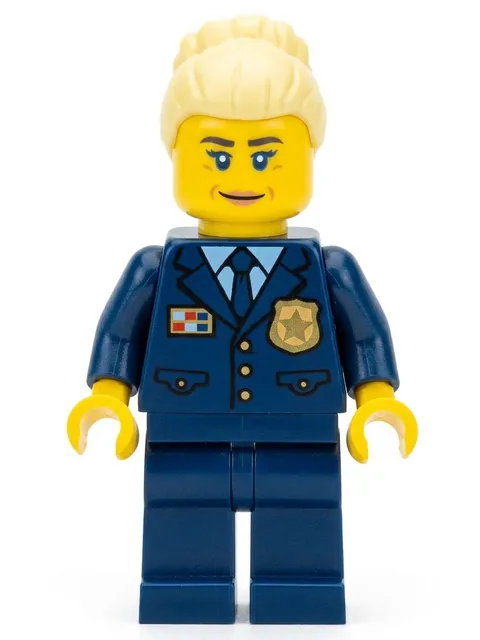 Police Chief Female Lego City Minifigure 60372 NEW NEVER ASSEMBLED