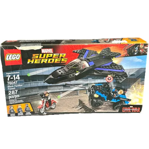 Lego Marvel Super Heroes Black Panther Pursuit #76047 Sealed IOB