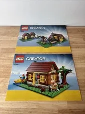 LEGO Creator 5766 Log Cabin Instruction Manuals Booklets Only 3-in-1