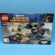 2013 Lego DC Universe Super Heroes #76001 56-page Building Manual Booklet Part 2