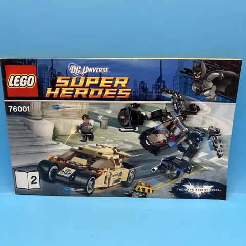 2013 Lego DC Universe Super Heroes #76001 56-page Building Manual Booklet Part 2