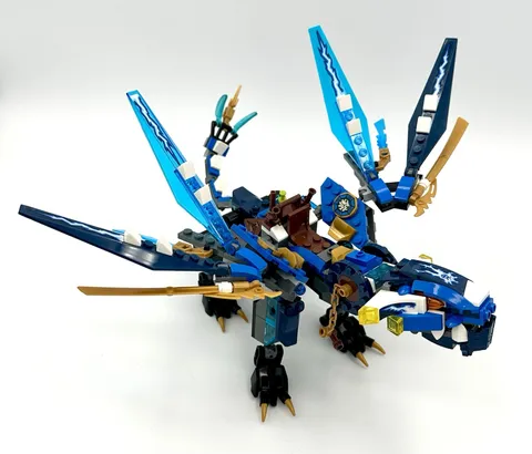 Parts from LEGO 70602 NINJAGO: Jay's Elemental Dragon Incomplete Set