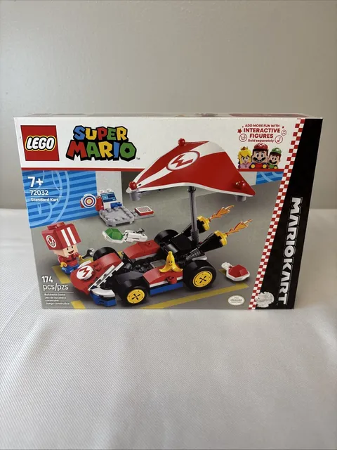 Lego 174pc Super Mario: (2025) STANDARD KART w/TOAD Buildable Game #72032