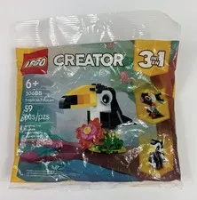 LEGO 30688 Creator Tropical Toucan 3 in 1 Bag 59 Pieces New