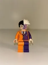 LEGO Two-Face Minifigure SH007 6864 DC Super Heroes Batman 2012 Mint Condition