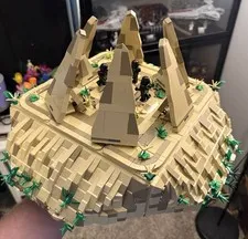 LEGO Star Wars the Mandalorian MOC. All Real Legos And Real Lego Mini Figures