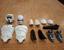 LEGO Buildable Figure Stars Wars Scout/Storm Trooper Bulk Lot Parts Plastic