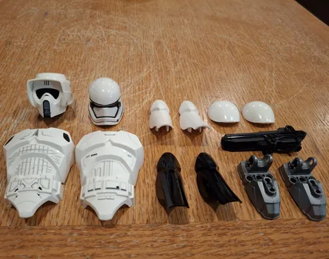 LEGO Buildable Figure Stars Wars Scout/Storm Trooper Bulk Lot Parts Plastic