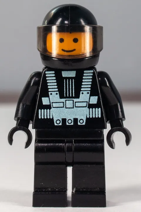 LEGO Vintage Space Blacktron 1 Minifigure sp001 Classic Astronaut