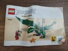 Lego Ninjago Lloyd's Green Forest Dragon Instruction 71829