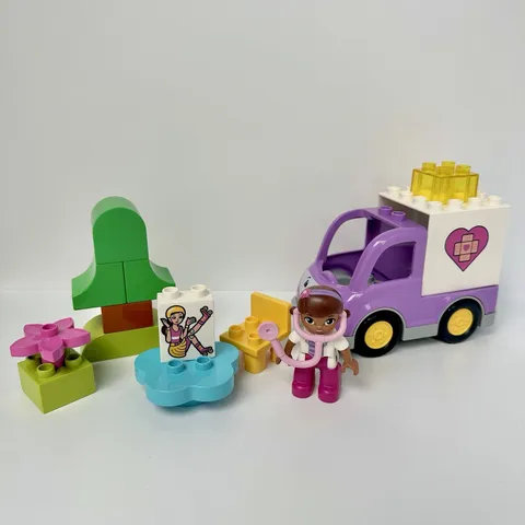 LEGO DUPLO 10605 Doc McStuffins Rosie the Ambulance Complete Set Retired Disney