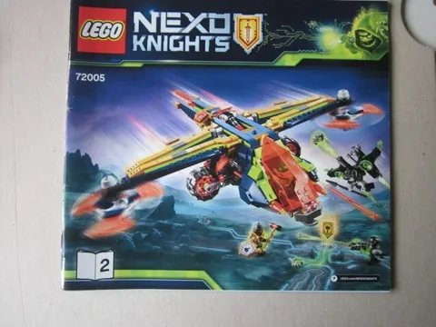 Lego Building Instructions Instruction Nexo Knights 72005-2