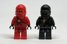 Lego Ninjago Cole And Kai Minifgures