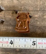 LEGO Star Wars Ewok warrior minifigure headgear piece in reddish-brown 41882