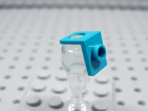 LEGO Bright Bluish green 1x1 Neck Bracket Minifig BS