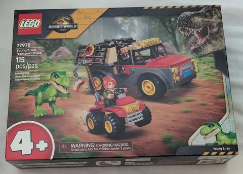 LEGO Jurassic World Young T. rex Transport Truck 77978 NIB Sealed Set New