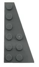 Lego 54383 Light Bluish Gray Wedge Plate 6 x 3 Right Element 4282786