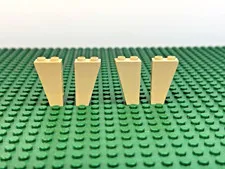 4x LEGO Tan Slope Inverted 75 2 x 1 x 3 Harry Potter Durmstrang Ship 4768 #2449
