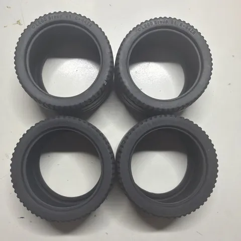 4X LEGO 23799 6139227 Tire 81.6 x 44 ZR Technic Straight Tread - Black