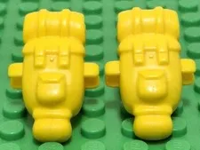 Lego Yellow Backpack with Sleeping Bag 2 Parts Lot For Minifigures