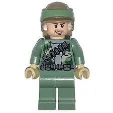 LEGO Star Wars Endor Rebel Commando Minifigure Stubble Trooper 9489 sw0368