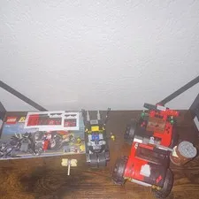 LEGO Batman 7886 Batcycle Harley Quinn Hammer Truck 267pcs 100% complete