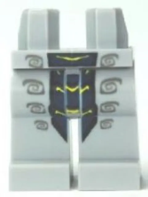 LEGO® Part 970c00pb0134 - Hips and Legs with Dark Blue Snake Pattern