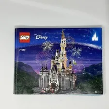 71040 Instruction Manual Only for LEGO Disney Castle, No Bricks, Retired Set 7a