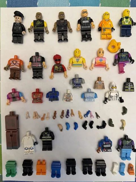 Lot Legos and More Pieces and Parts Figures and Accessories See Description