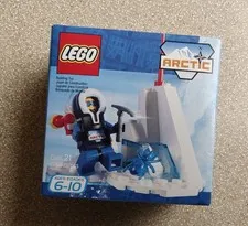 Vintage Arctic Lego Polar Explorer minifgure set 6578 sealed new in box