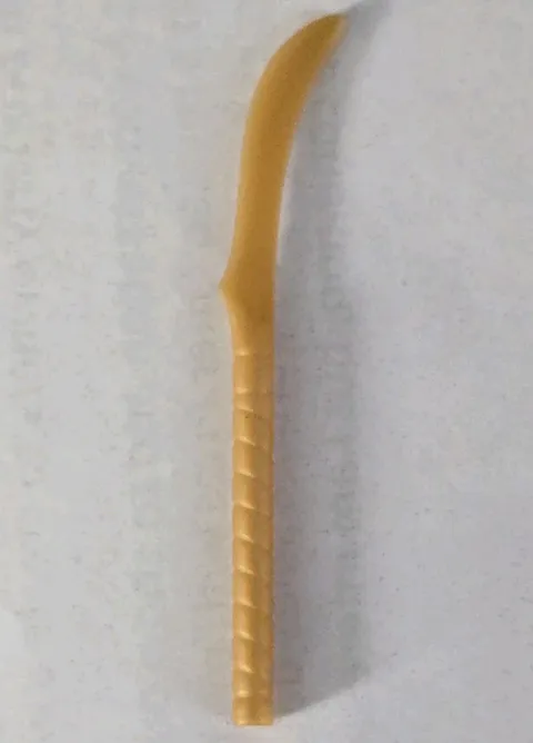 LEGO Parts - Pearl Gold Minifigure Weapon Sword Warrior Blade - No 11156