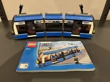 LEGO CITY Blue Tram *Only* From Set #8404 Includes One Mini Figure