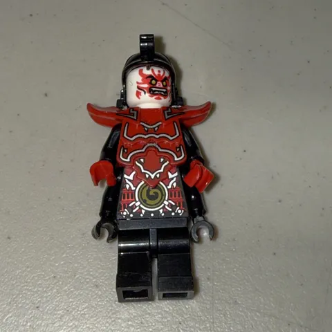 Lego Ninjago General Kozu Black Armour Minifigure Mini Figure INCOMPLETE